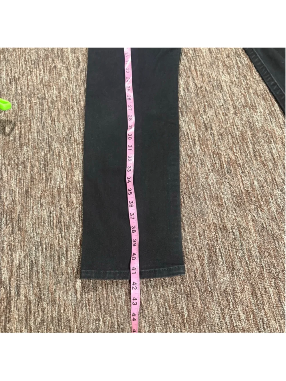 True Religion Geno Relaxed Slim Black Jeans Waist 33